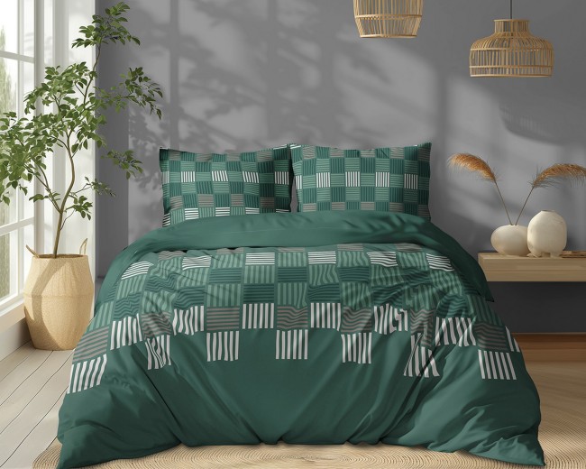 Przejdź do produktu Pościel bawełniana 160x200 Nowoczesna Harmonia 5754B