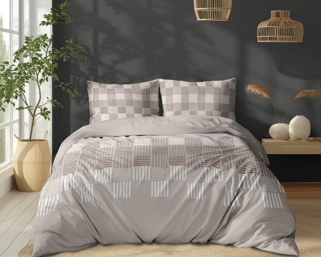 Przejdź do produktu Pościel bawełniana 160x200 Nowoczesna Harmonia 5754A