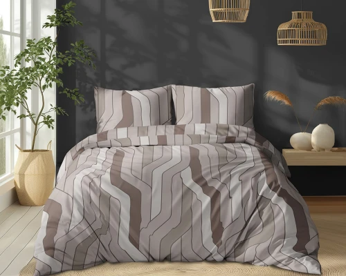 Pościel bawełniana 160x200 Miejska Linia 5753A