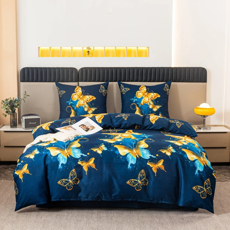 Pościel 160x200 motyle komplet 3cz AML 3369
