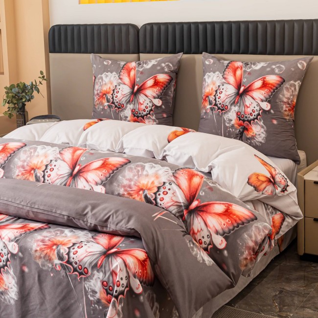 Przejdź do produktu Pościel 160x200 motyle komplet 3cz AML 3368