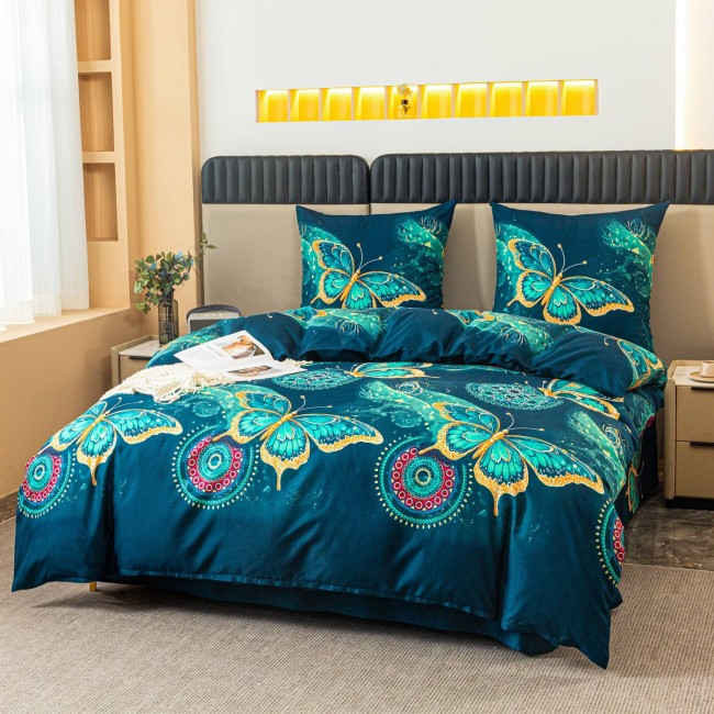Przejdź do produktu Pościel 160x200 motyle komplet 3cz AML 3367