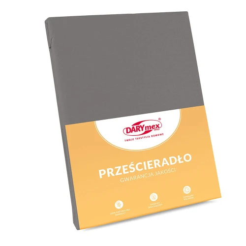 Przescieradlo-bawelniane-bez-gumki-w-kolorze-szarym,-w-opakowaniu,-z-widocznym-napisem-PRZESCIERADLO-oraz-logo-DARYmex.-Produkt-o-wymiarach-200x220-cm,-z-dodatkowymi-5-cm-po-bokach..jpg