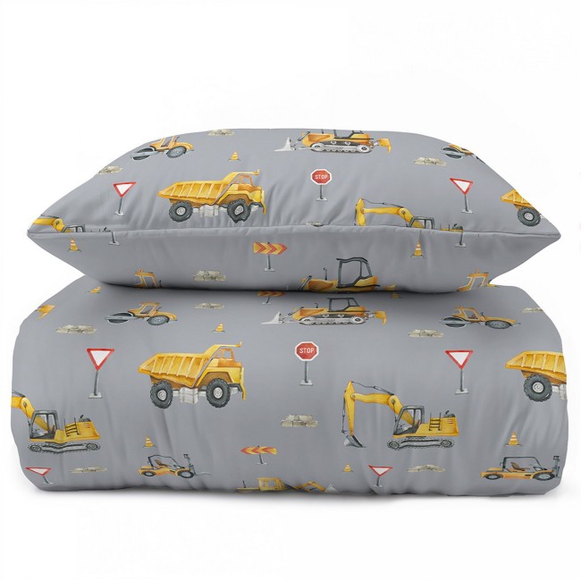 Przejdź do produktu Pościel dla dziecka 160x200 MASZYNY BUDOWLANE 5856A