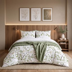 Pościel 160x200 Zielona Magnolia 4837B