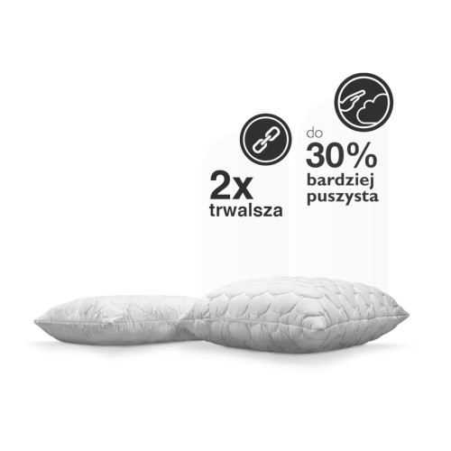 poduszka 30% bardziej puszysta