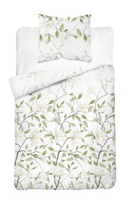 Pościel Bawełniana 140x200 Zielona Magnolia 5937B