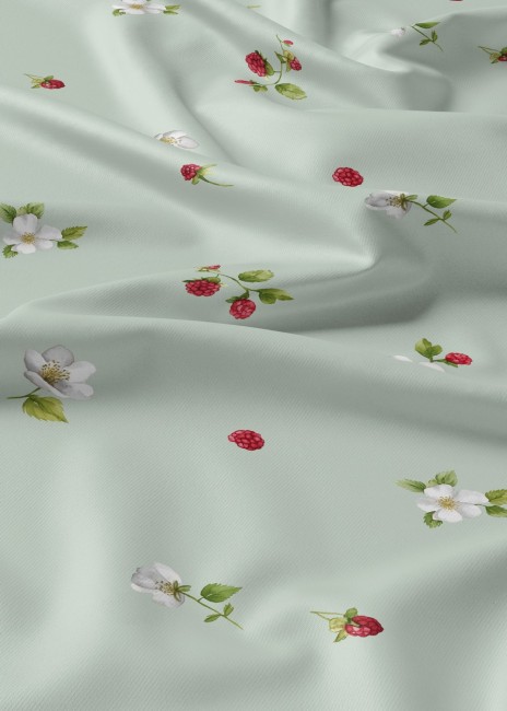 Przejdź do produktu Pościel Bawełniana 140x200 Miętowe Maliny 5942A