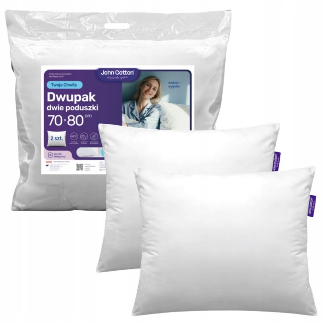 Przejdź do produktu Komplet poduszki i kołdra 160x200 antyalergiczna mikrofibra pranie w 60 stopniach
