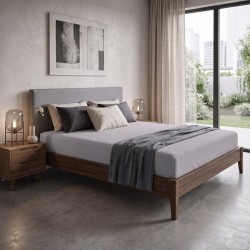 Prześcieradło 200X220 bawełna jersey jasny szary