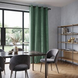 Zasłona do salonu 140x250 na przelotkach welurowa CELADON