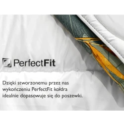 perfektfit kołdra idealnie dopasowuje się do poszewki