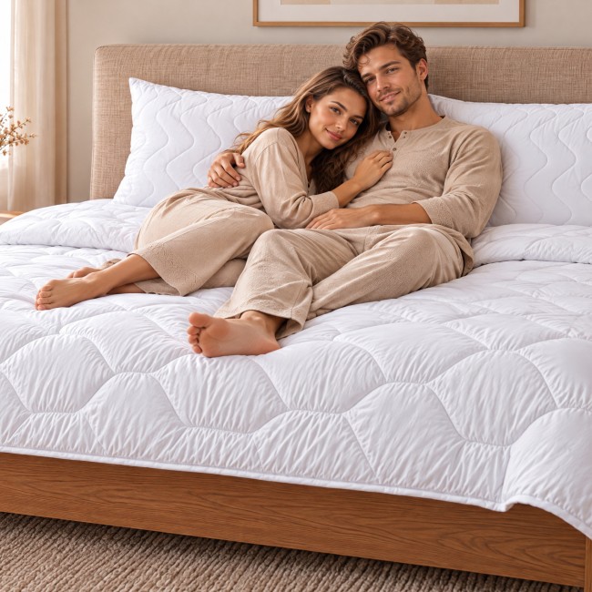 Przejdź do produktu Komplet kołdra całoroczna 200x220 400 g/m² + 2 poduszki 70x80 LUNELLA