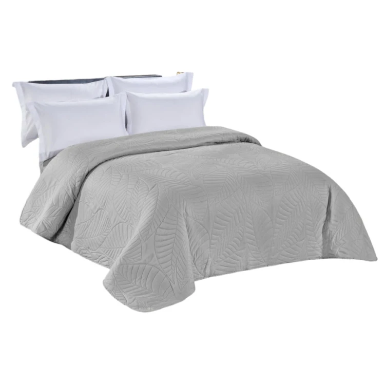 Narzuta na łóżko 200x220 pikowana w liście NNL-2620