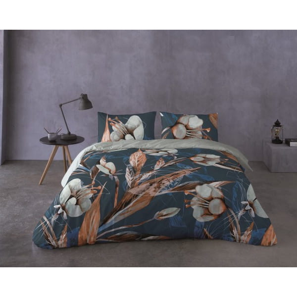 Przejdź do produktu Pościel satynowa bawełna 160x200 w kwiaty PRESTIGE 2