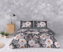 Pościel satynowa bawełna 160x200 w kwiaty PRESTIGE 11 firmy matex