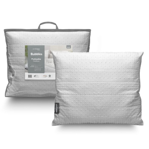 Poduszka 70x80 antyalergiczna BUBBLES opakowanie