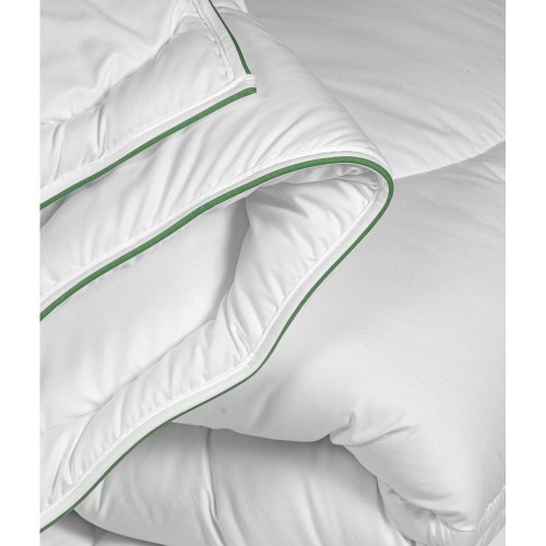 Kołdra 140x200 ALOE VERA całoroczna z zieloną lamówką