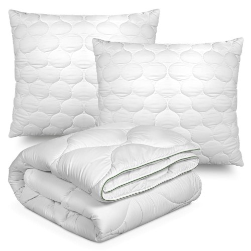 Komplet kołdra i poduszki 200x220 ALOE VERA