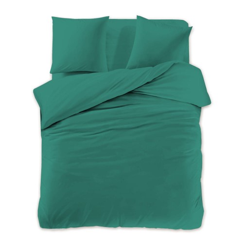 Pościel w kolorze butelkowej zieleni 160x200