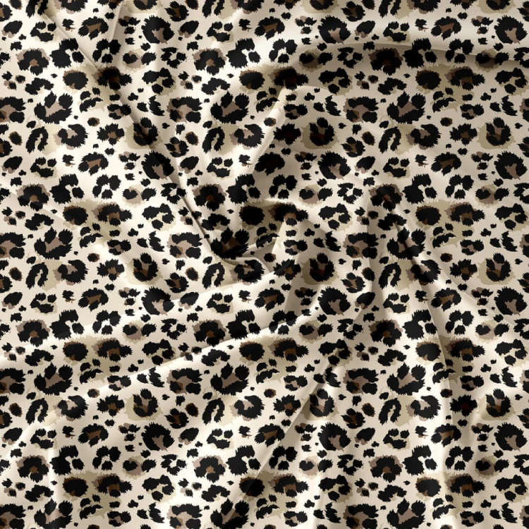 pościeli z satynowej mikrofibry 200x220 cm z cętkowanym wzorem dla nowoczesnej sypialni.
