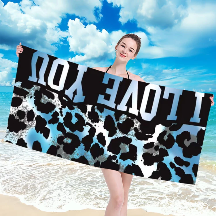 Ręcznik plażowy szybkoschnący 100x180 z mikrofibry H52