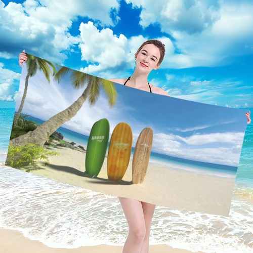 Ręcznik plażowy szybkoschnący 100x180 z mikrofibry H54