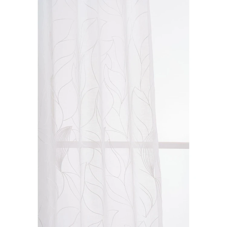 firanki do salonu 145x250 z haftem przelotka