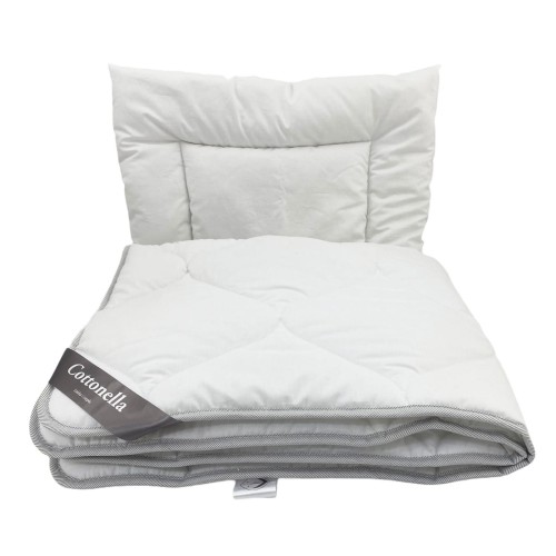 Kołdra i poduszka dla dziecka 100x135 + 40x60 Komplet Cottonella całoroczny