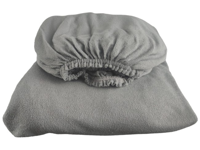 Przejdź do produktu prześcieradło z gumką frotte 140x200 szare