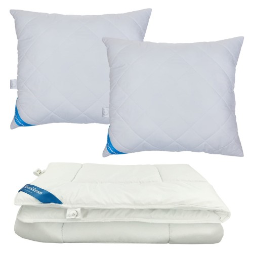 Komplet poduszki i kołdra 200x220 całoroczny Sensidream