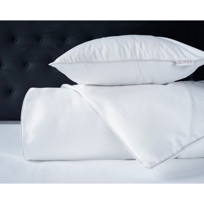 Przejdź do produktu Pościel bawełniana 160x200 z Makosatyny Pure biała