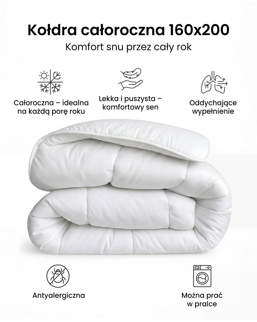 kołdra 160x200 magiczne sny - cechy