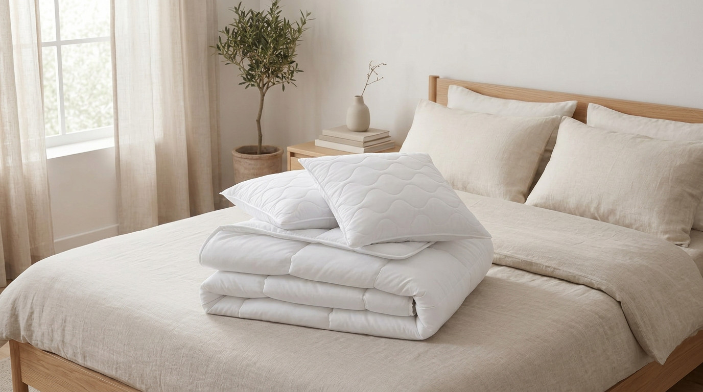 kołdra 160x200 + 2 poduszki 70x80 cm