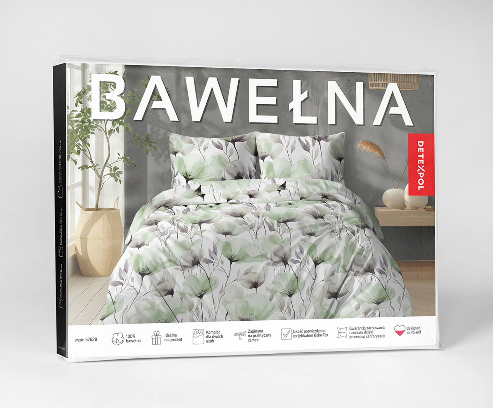 pościel bawełna 200x220 5762b opakowanie