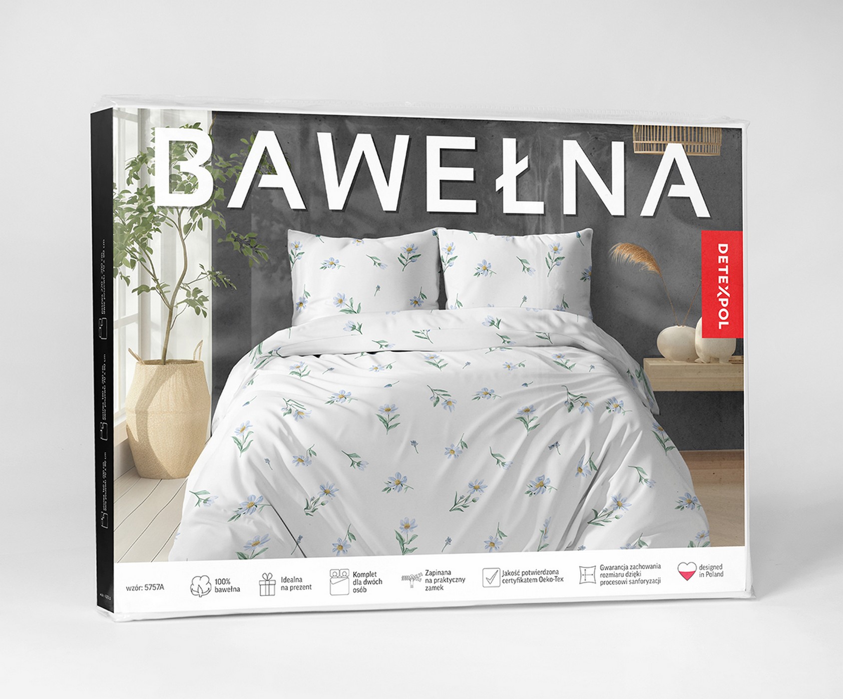 pościel bawełna 200x220 opakowanie 5757B