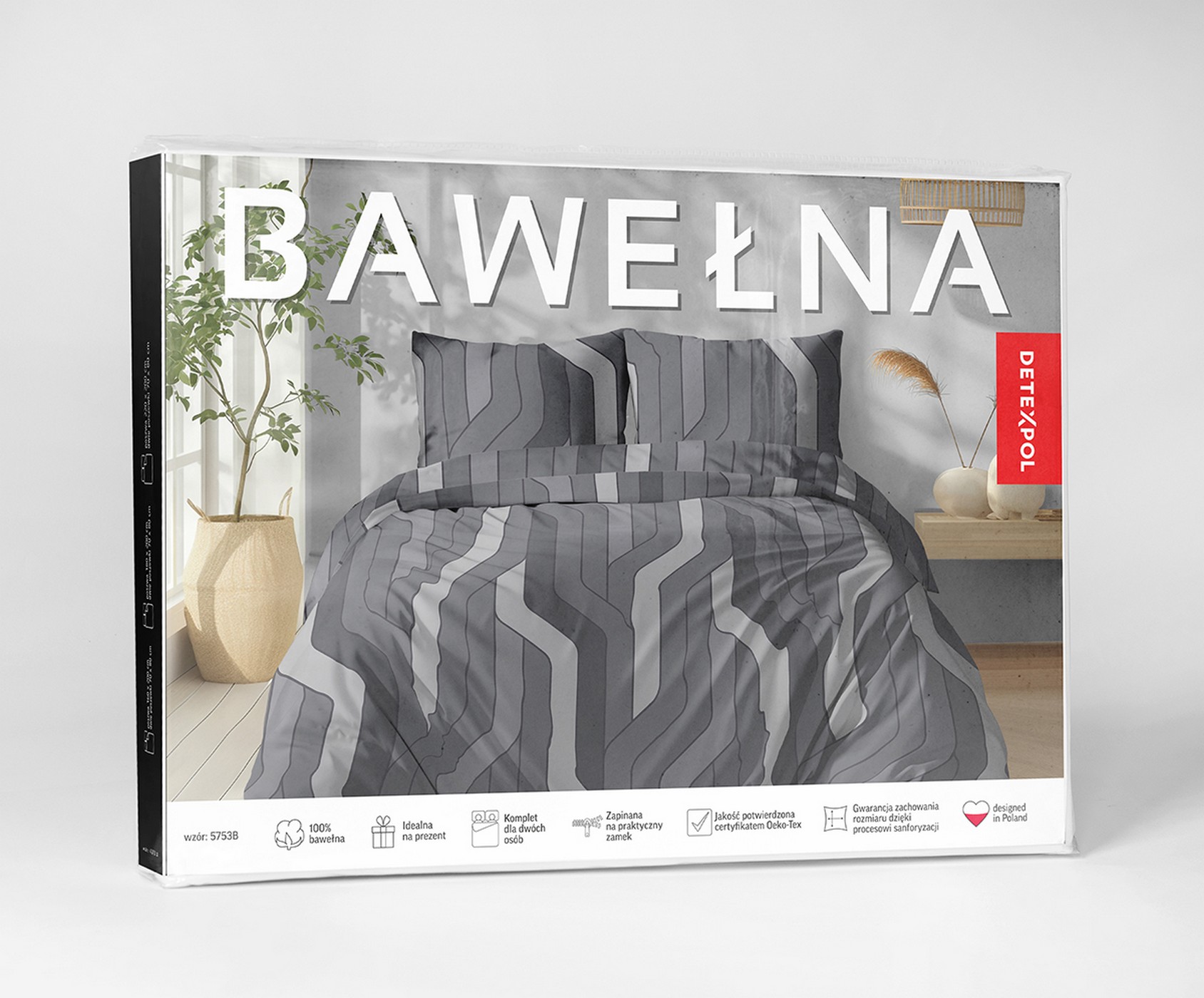 pościel bawełna 200x220 opakowanie 5753B