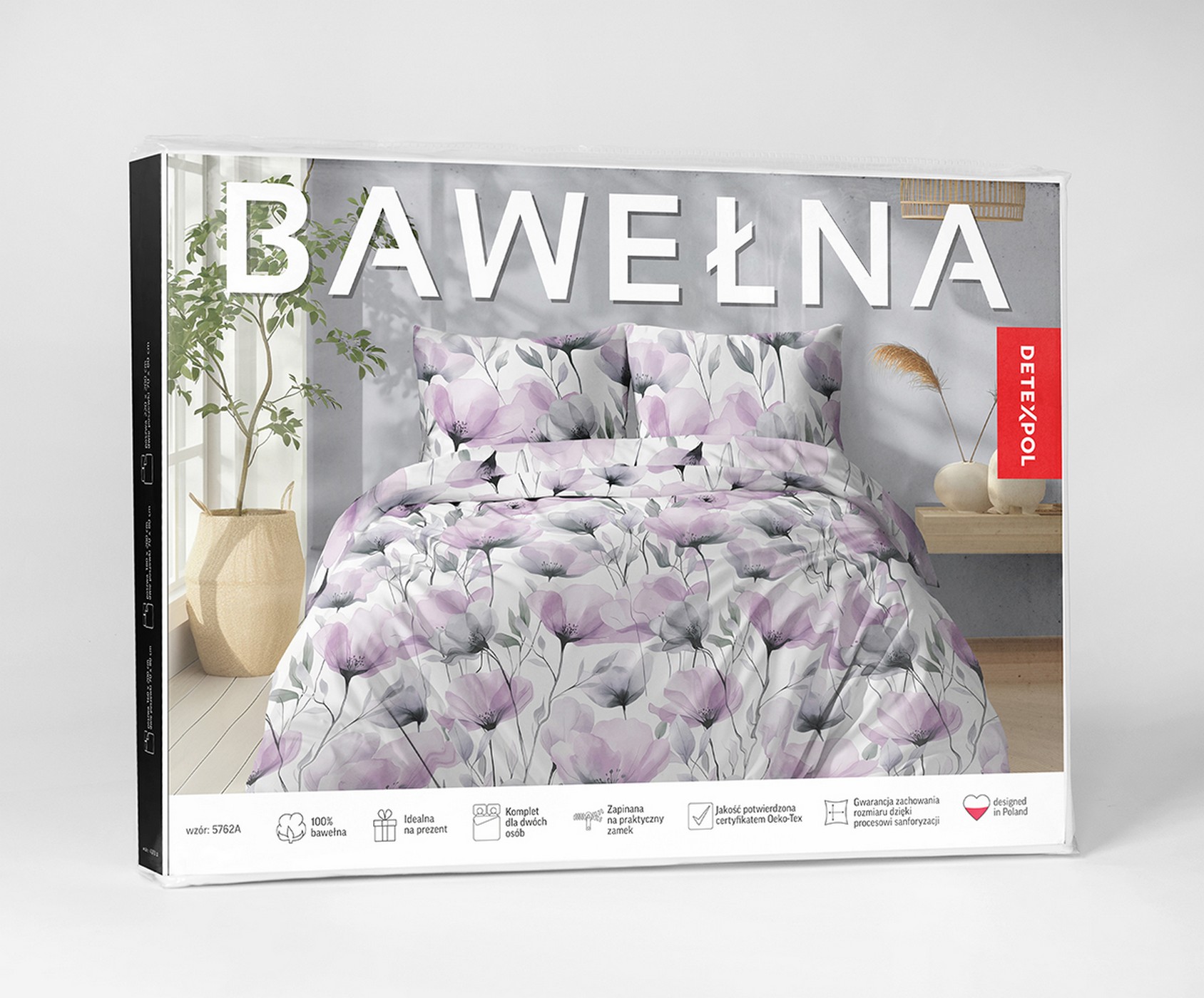 pościel bawełna 160x200 opakowanie 5762a