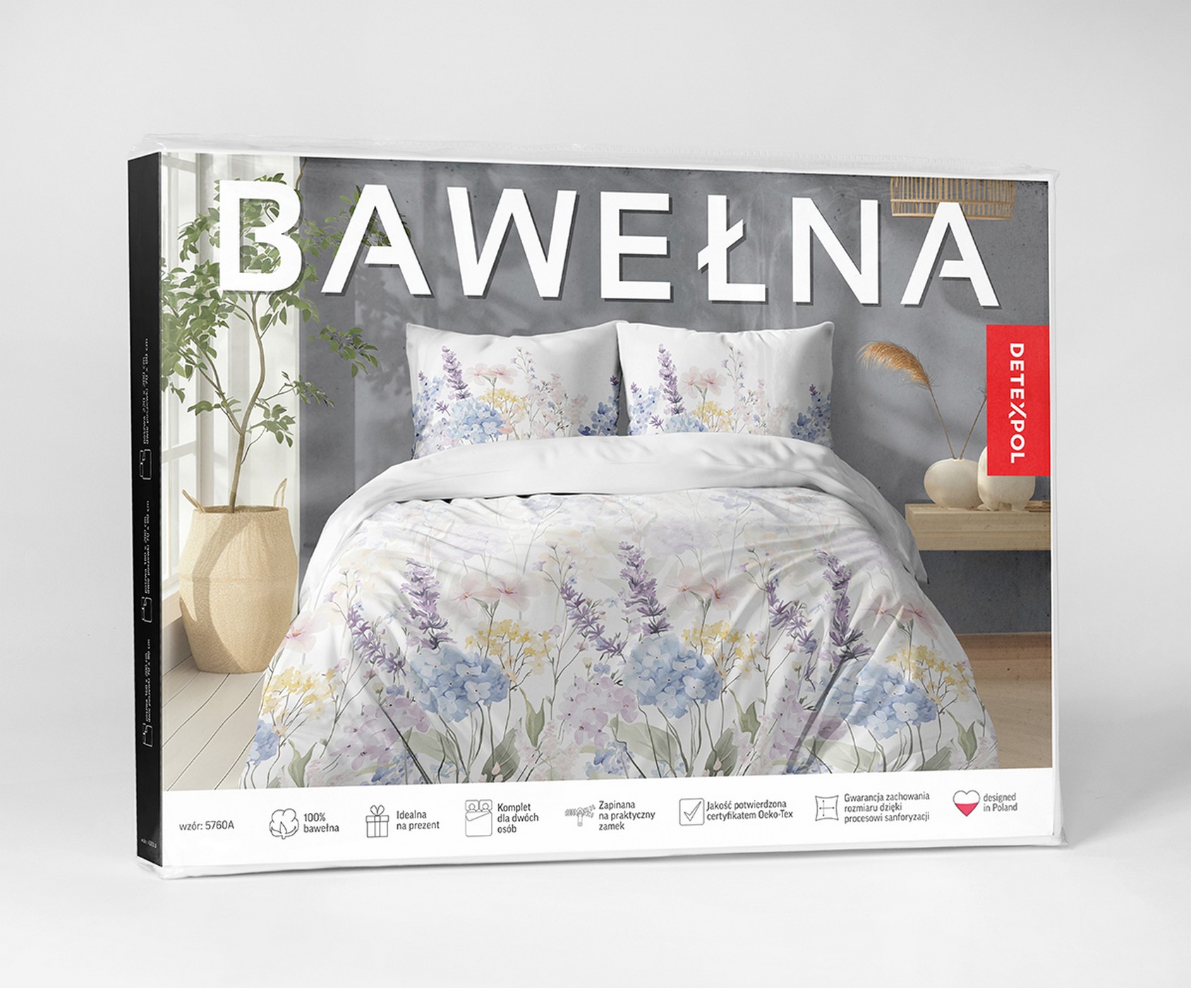 pościel bawełna 160x200 opakowanie 5760a