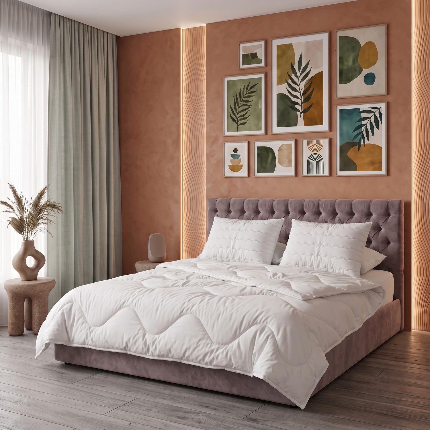 kołdra 160x200 + 2 poduszki aranżacja